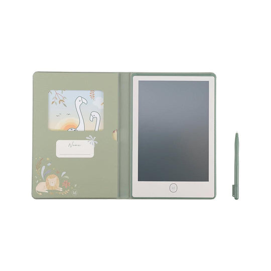 Little Dutch Drawing Tablet - Green - Safari Friends-Arts + Crafts- | Natural Baby Shower