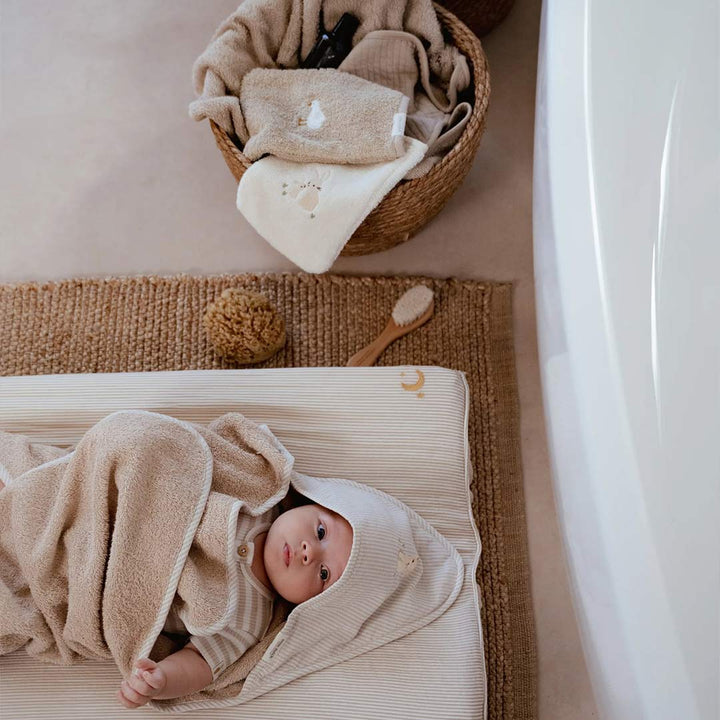 Little Dutch Embroidered Washcloths Set - Baby Bunny-Washcloths-Baby Bunny-One Size | Natural Baby Shower