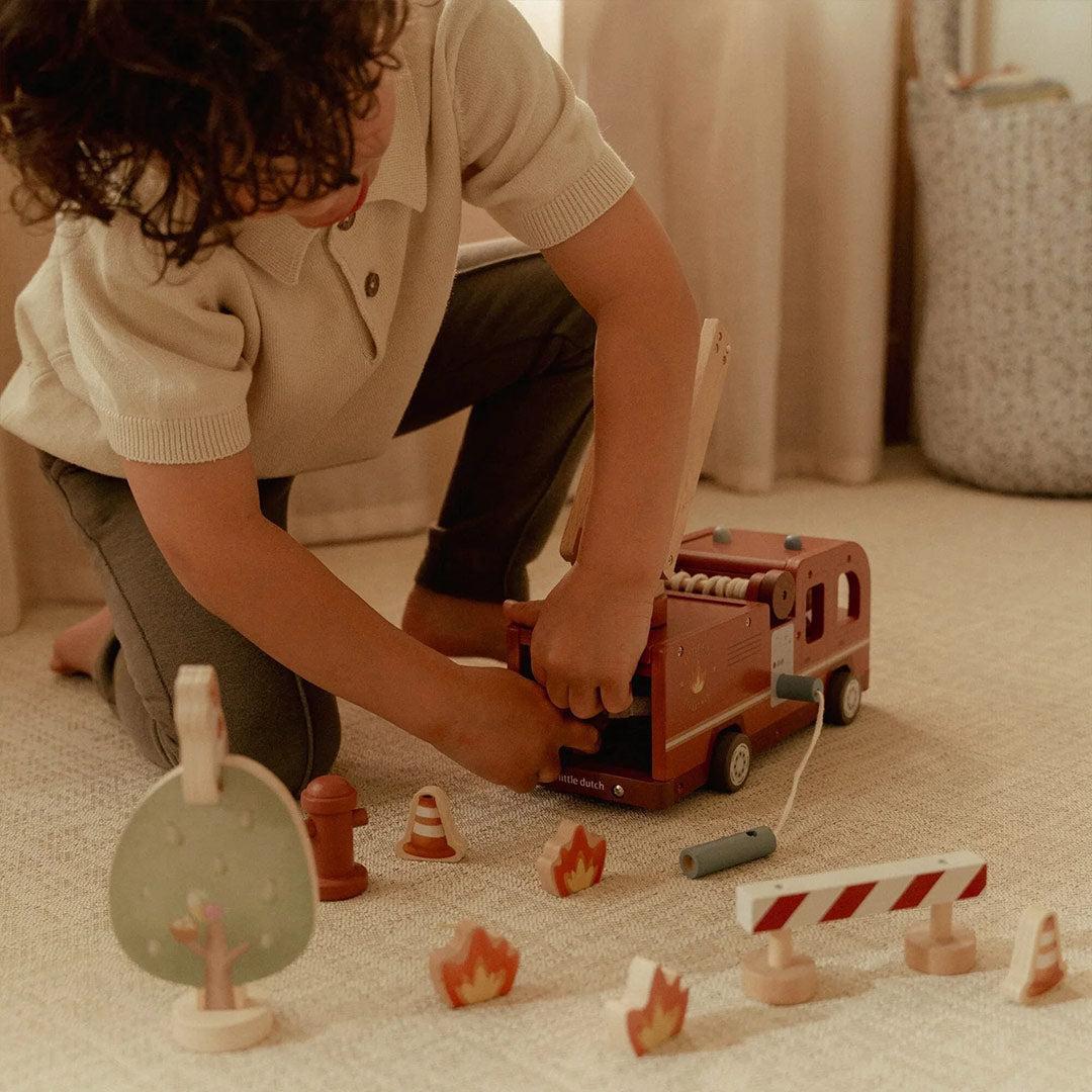 Little Dutch Fire Truck Set-Role Play- | Natural Baby Shower
