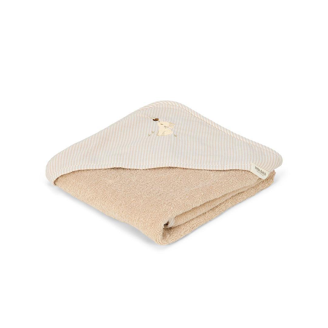 Little Dutch Hooded Towel - Baby Bunny-Bath Towels-Baby Bunny-75x75 | Natural Baby Shower