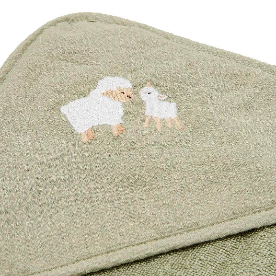 Little Dutch Hooded Towel - Little Farm-Bath Towels-Little Farm-75x75 | Natural Baby Shower
