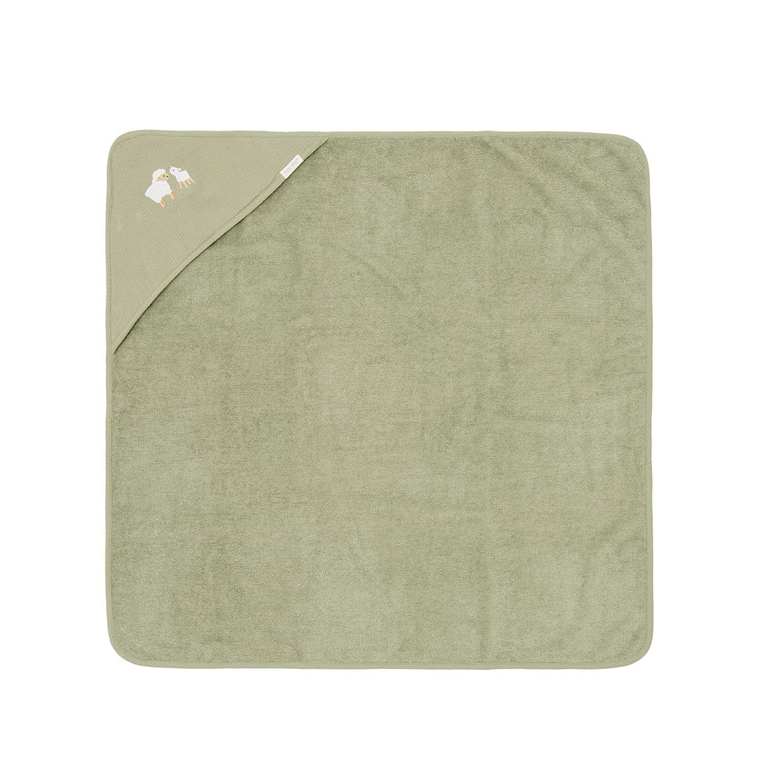 Little Dutch Hooded Towel - Little Farm-Bath Towels-Little Farm-75x75 | Natural Baby Shower