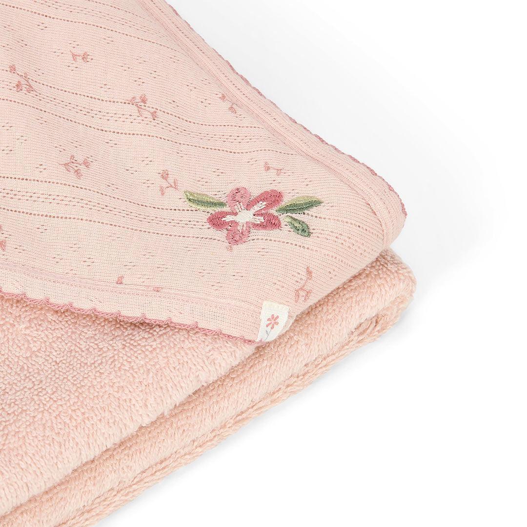 Little Dutch Hooded Towel - Pure Blossom-Bath Towels-Pure Blossom-75x75 | Natural Baby Shower