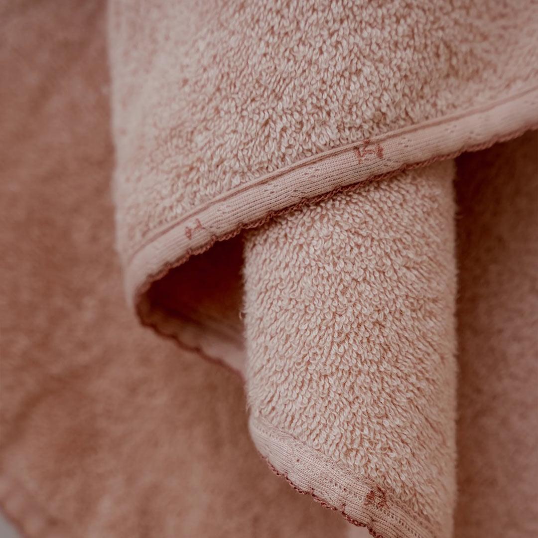 Little Dutch Hooded Towel - Pure Blossom-Bath Towels-Pure Blossom-75x75 | Natural Baby Shower