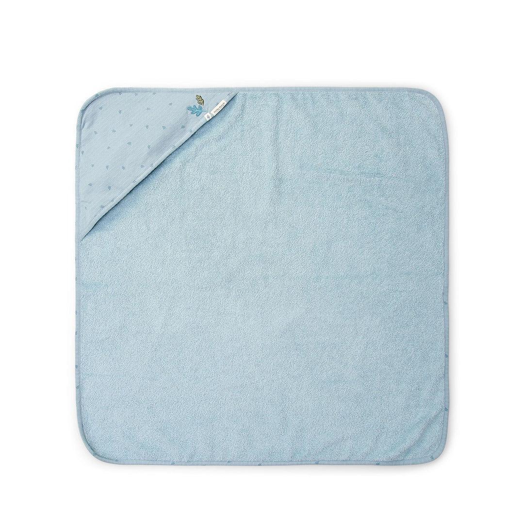 Little Dutch Hooded Towel - Pure Denim Blue-Bath Towels-Pure Denim Blue-75x75 | Natural Baby Shower