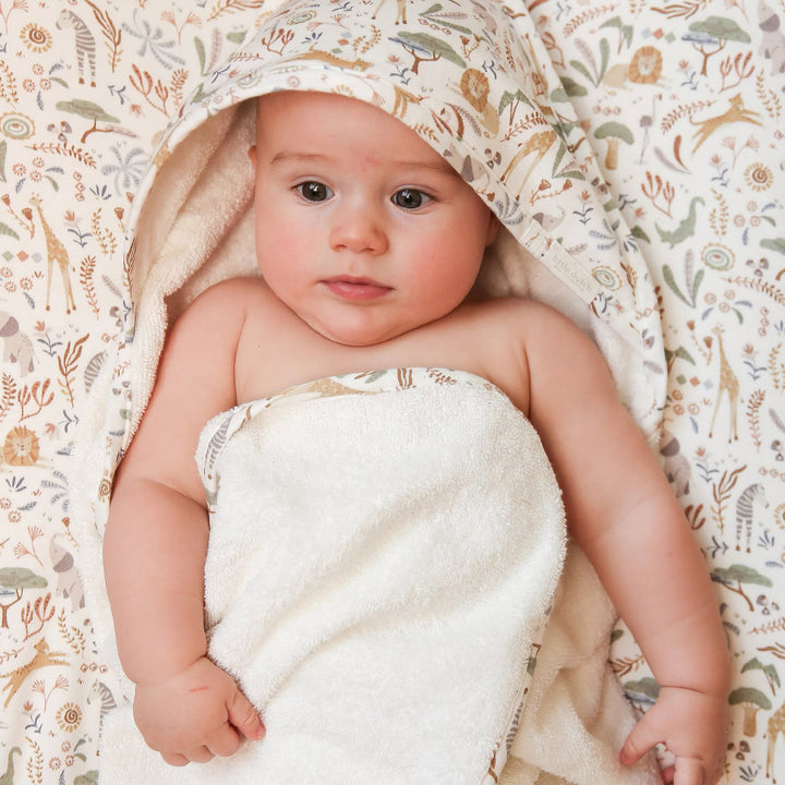 Little Dutch Hooded Towel - Safari Wonders