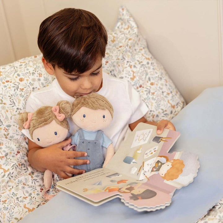 Little Dutch Hug Doll - Rosa-Dolls-Rosa-35cm | Natural Baby Shower