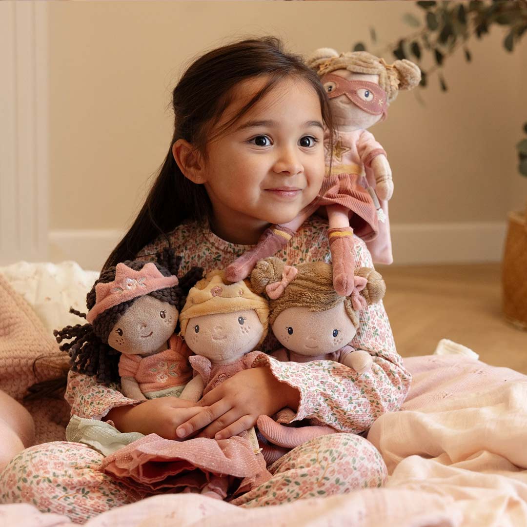 Little Dutch Hug Doll - Rosa-Dolls-Rosa-35cm | Natural Baby Shower