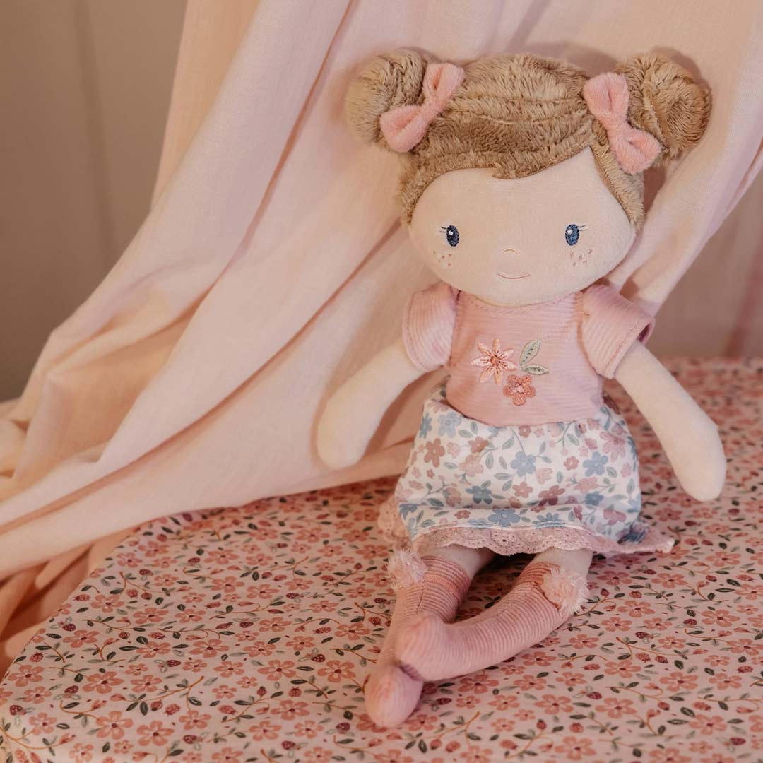 Little Dutch Hug Doll - Rosa-Dolls-Rosa-35cm | Natural Baby Shower