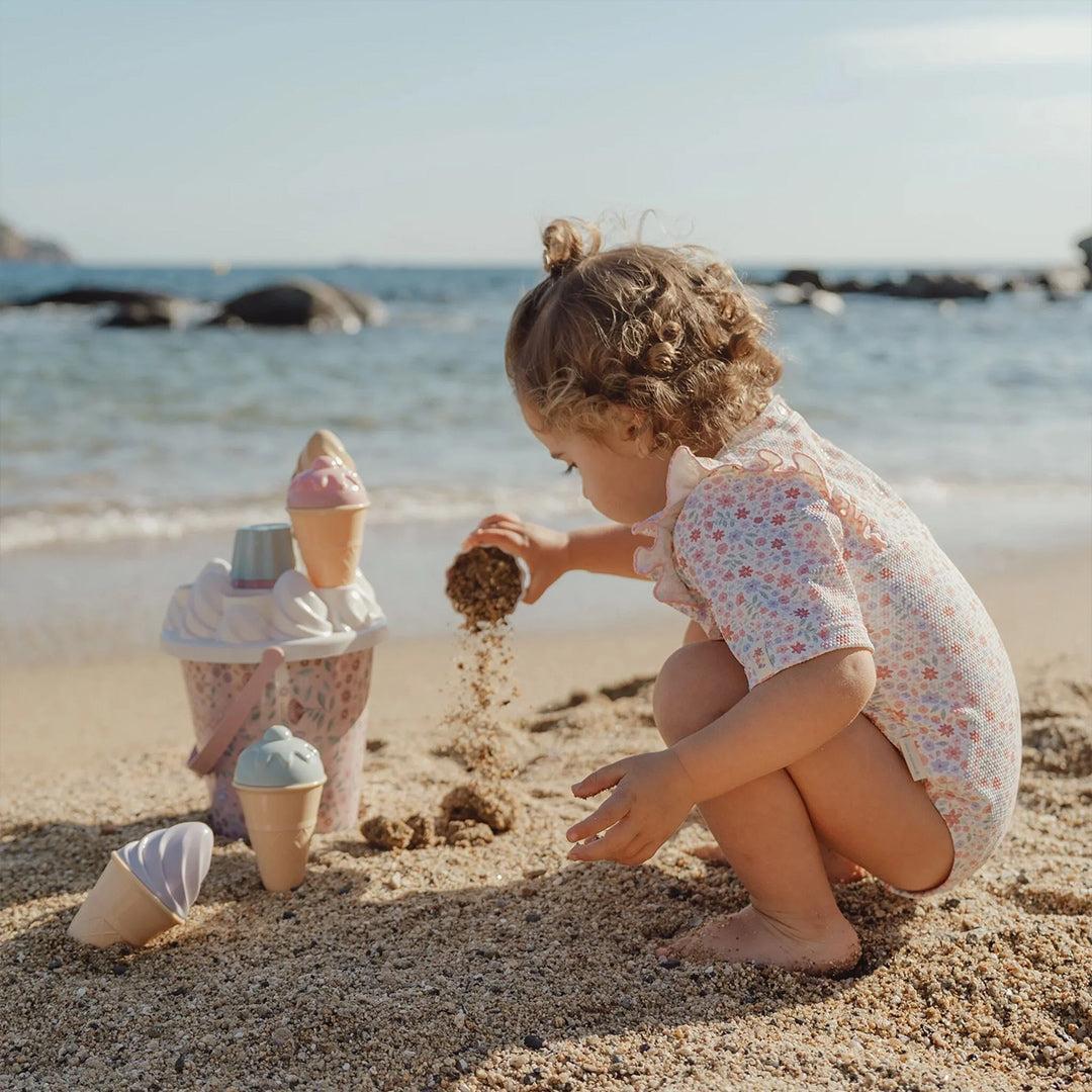 Little Dutch Ice Cream Bucket Set 14 pcs - Dreamy Mermaid-Beach Toys-Dreamy Mermaid- | Natural Baby Shower