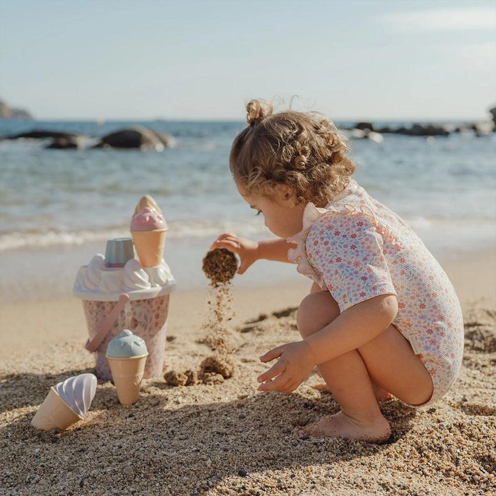 Little Dutch Ice Cream Bucket Set 14 pcs - Dreamy Mermaid-Beach Toys-Dreamy Mermaid- | Natural Baby Shower