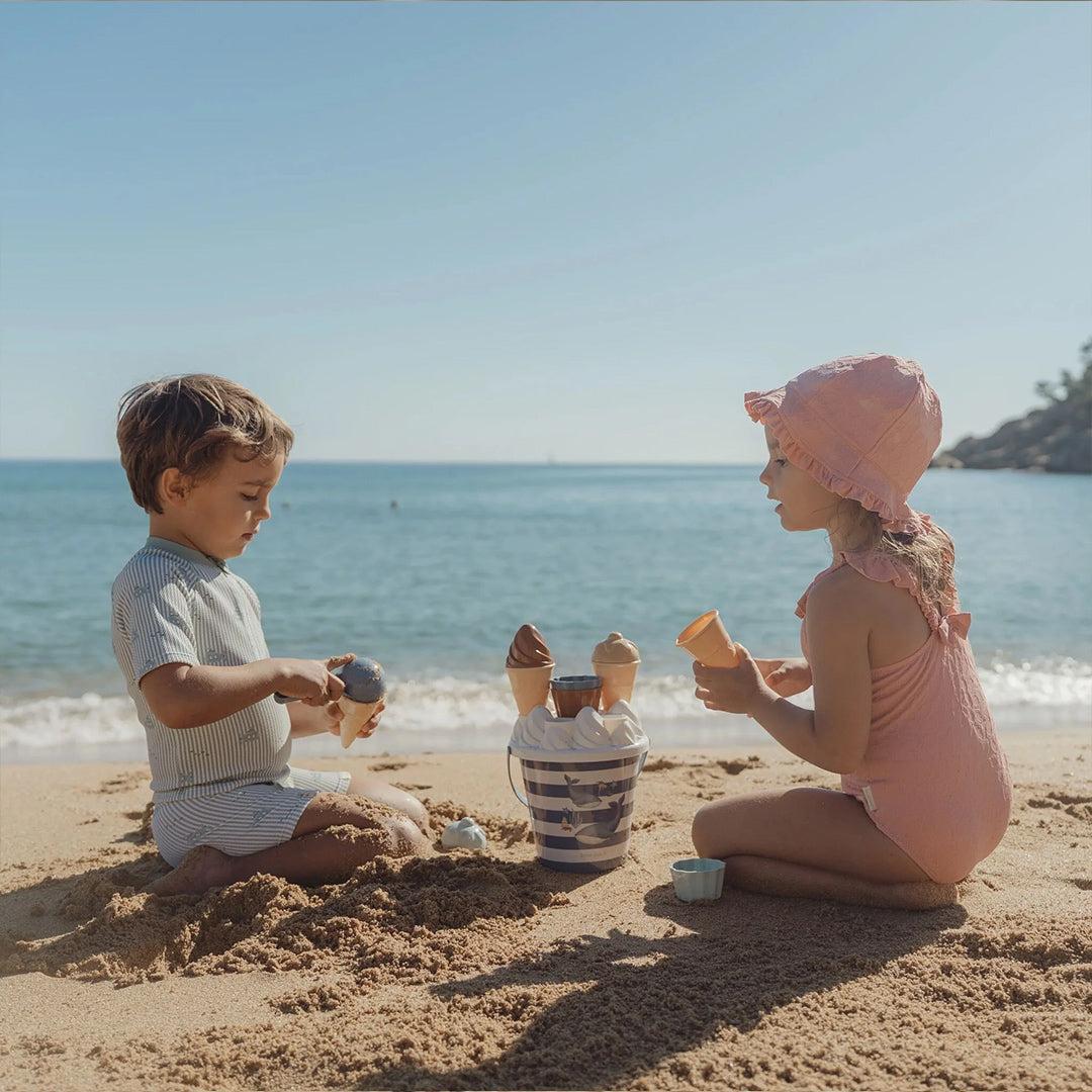 Little Dutch Ice Cream Bucket Set 14 pcs - Ocean World-Beach Toys-Ocean World- | Natural Baby Shower