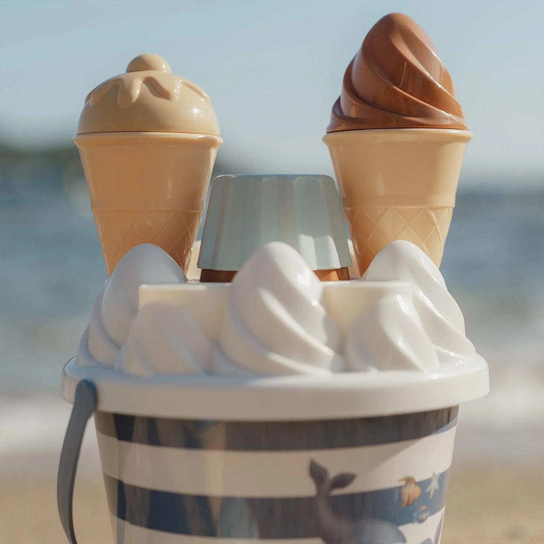 Little Dutch Ice Cream Bucket Set 14 pcs - Ocean World-Beach Toys-Ocean World- | Natural Baby Shower