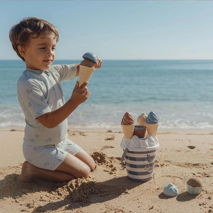 Little Dutch Ice Cream Bucket Set 14 pcs - Ocean World-Beach Toys-Ocean World- | Natural Baby Shower