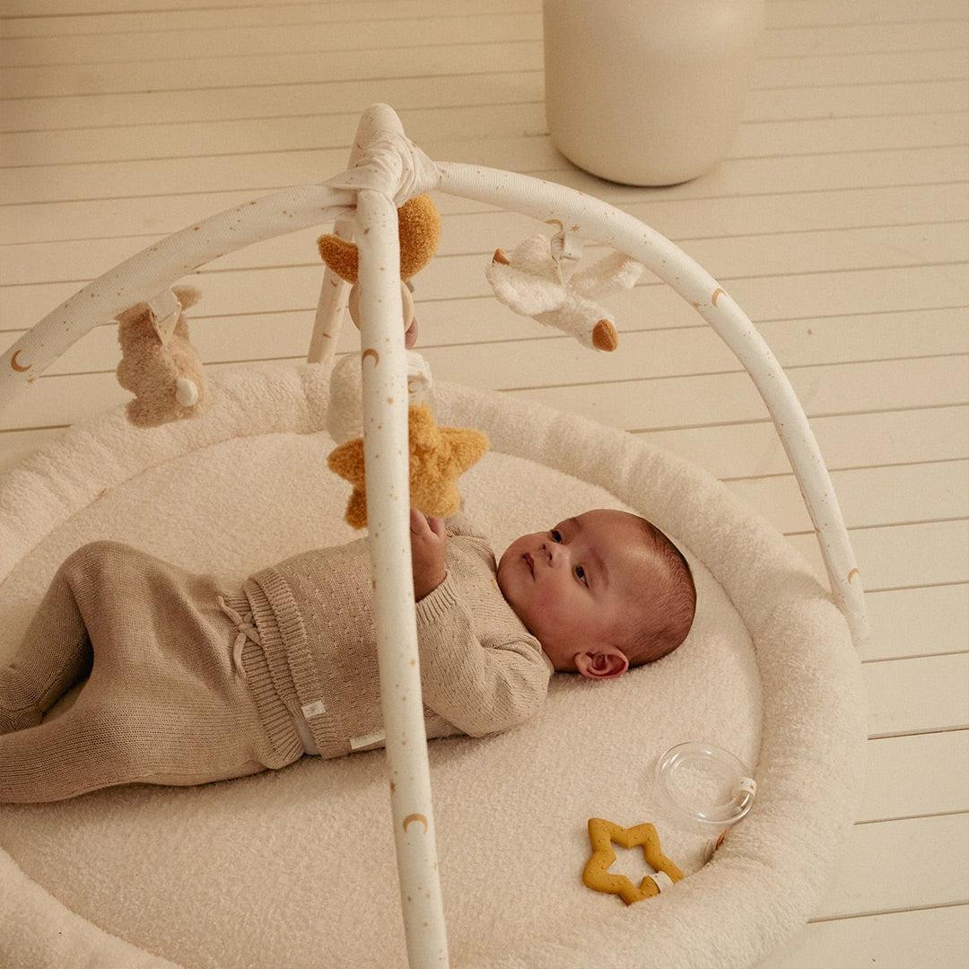Little Dutch Knitted Cardigan Wrap - Soft Beige Melee-Cardigans-Soft Beige Melee-NB | Natural Baby Shower