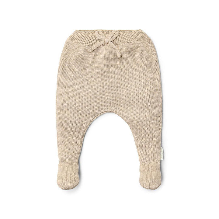 Little Dutch Knitted Trousers - Soft Beige Melee-Trousers-Soft Beige Melee-NB | Natural Baby Shower