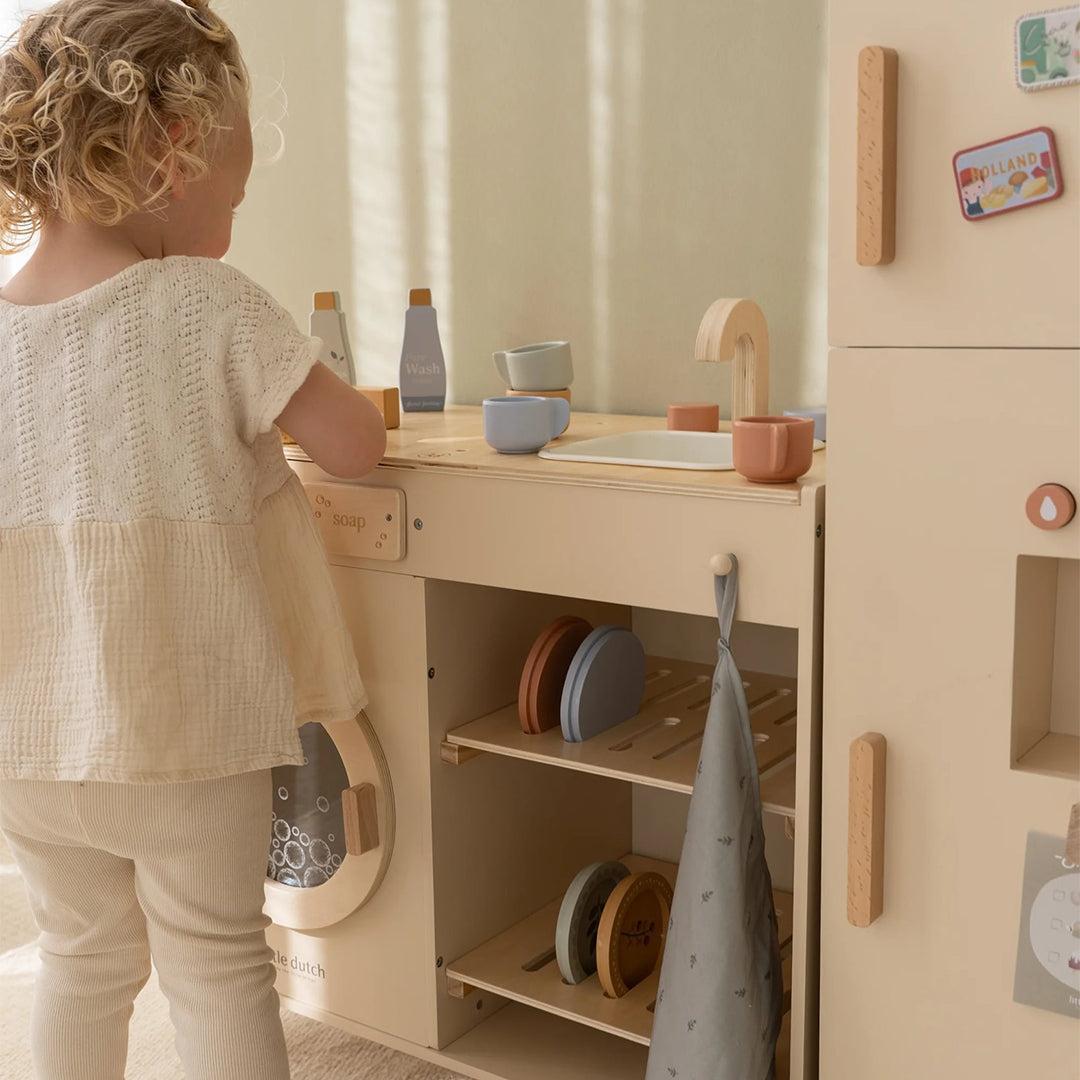 Little Dutch Wooden Washing Machine Limited Edition-Role Play- | Natural Baby Shower