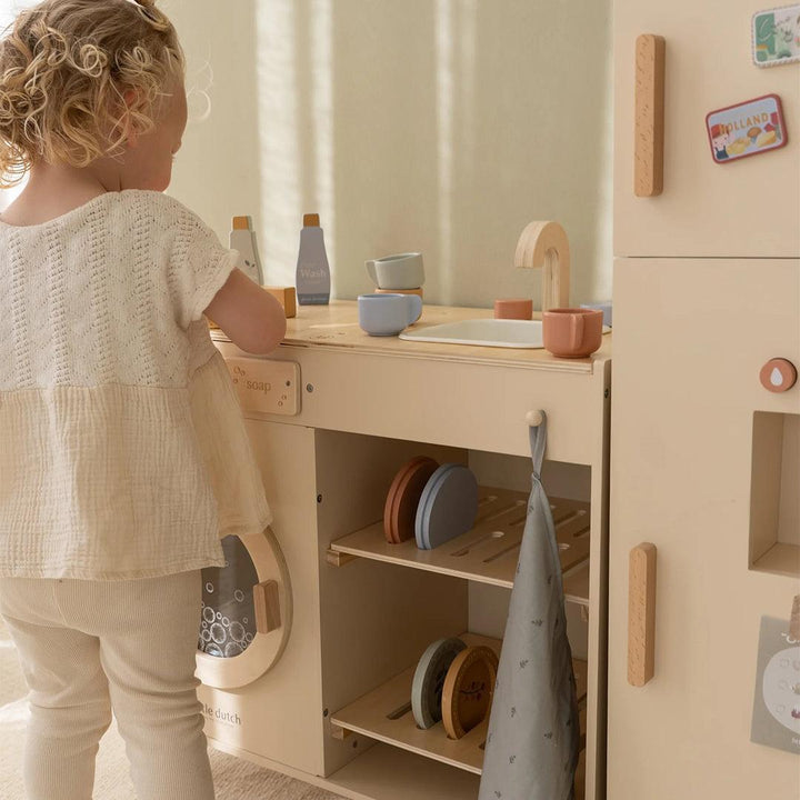 Little Dutch Wooden Washing Machine Limited Edition-Role Play- | Natural Baby Shower