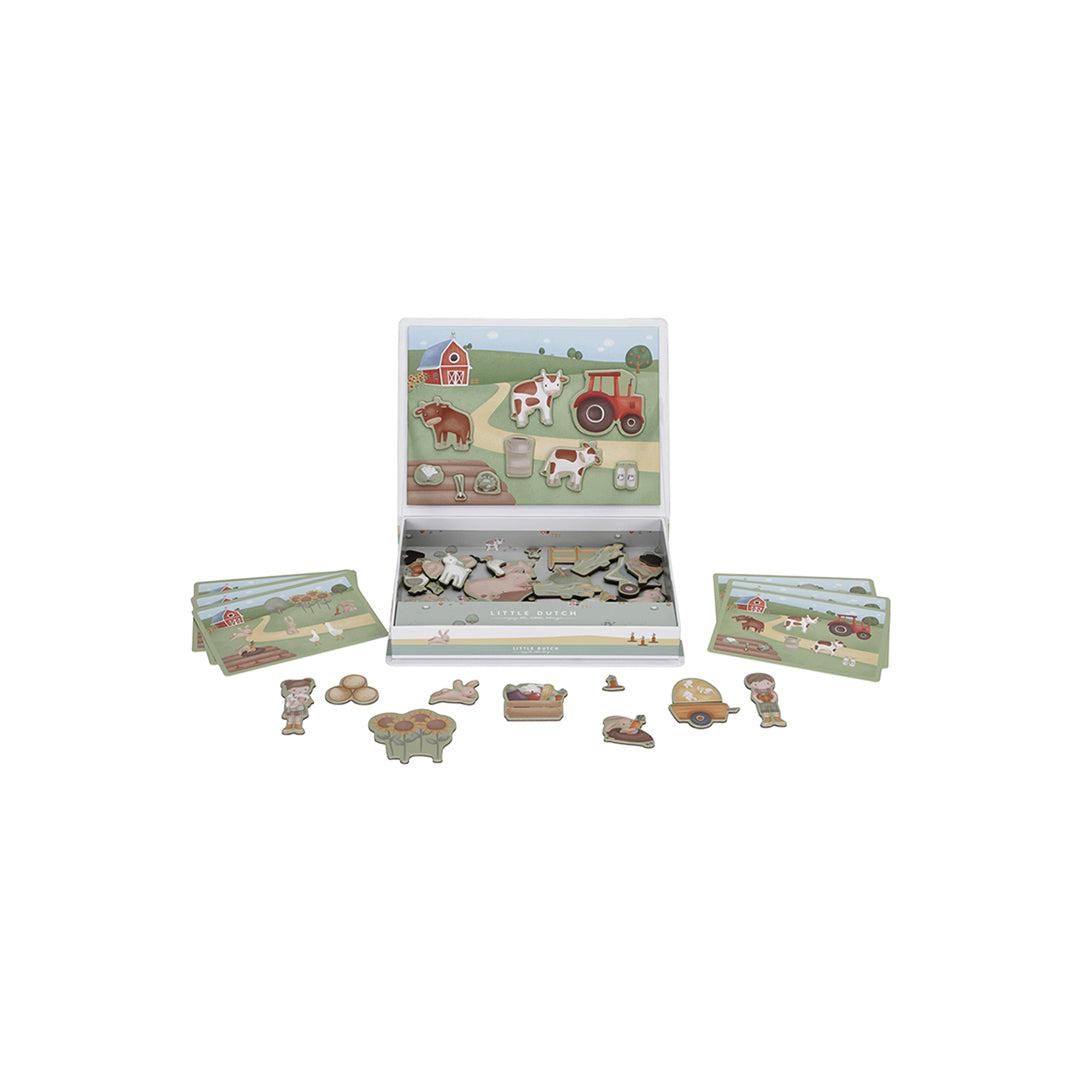 Little Dutch Magnetic Playboard - Little Farm-Puzzles + Games-Little Farm- | Natural Baby Shower