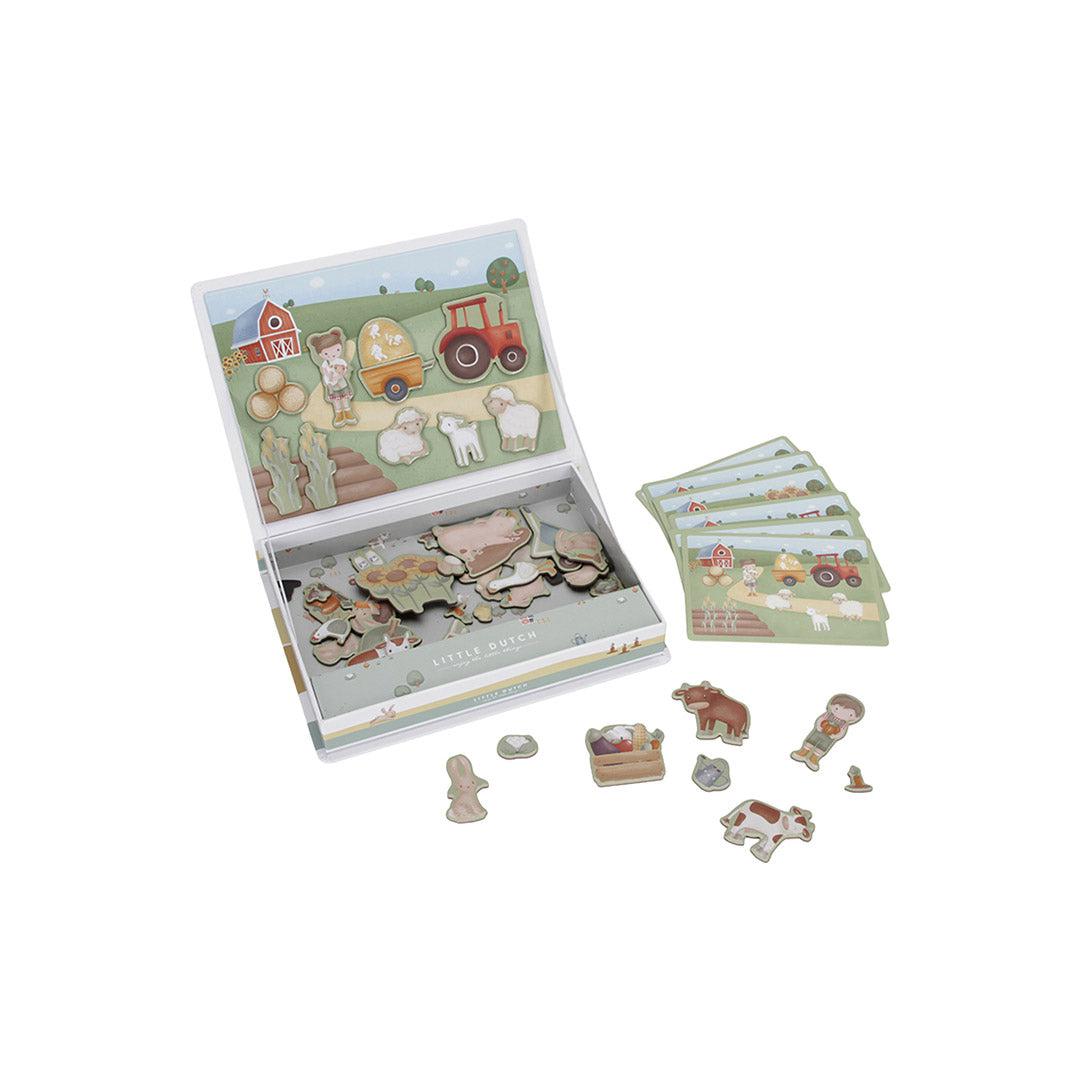 Little Dutch Magnetic Playboard - Little Farm-Puzzles + Games-Little Farm- | Natural Baby Shower