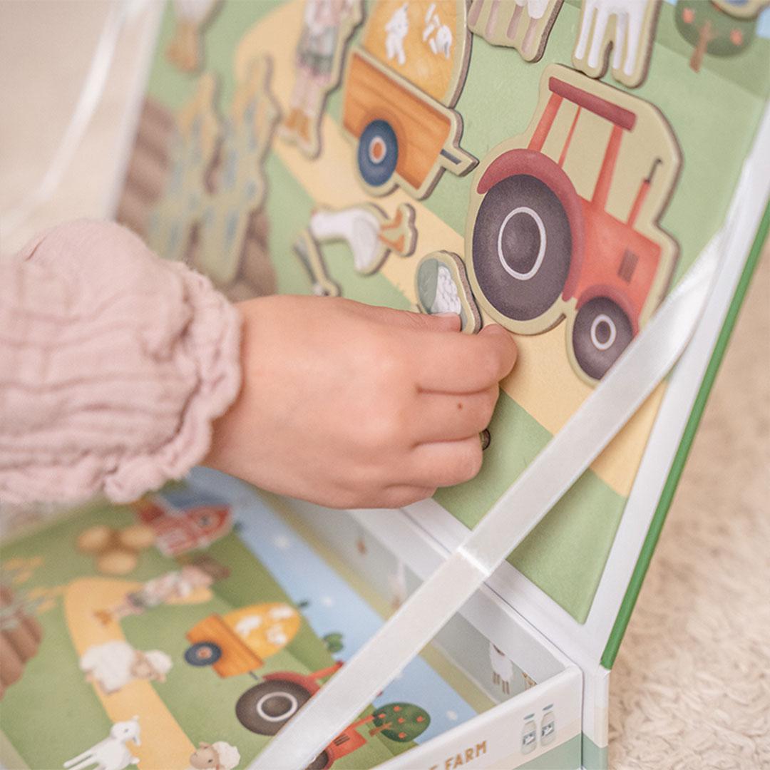 Little Dutch Magnetic Playboard - Little Farm-Puzzles + Games-Little Farm- | Natural Baby Shower