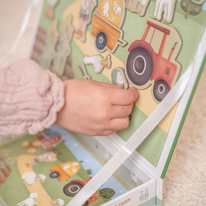 Little Dutch Magnetic Playboard - Little Farm-Puzzles + Games-Little Farm- | Natural Baby Shower