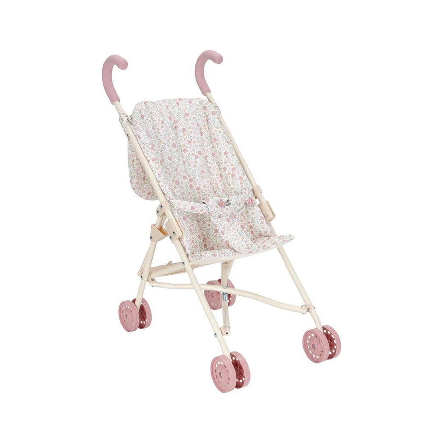 Little Dutch Metal Doll Buggy - Soft Flowers-Role Play-Soft Flowers- | Natural Baby Shower