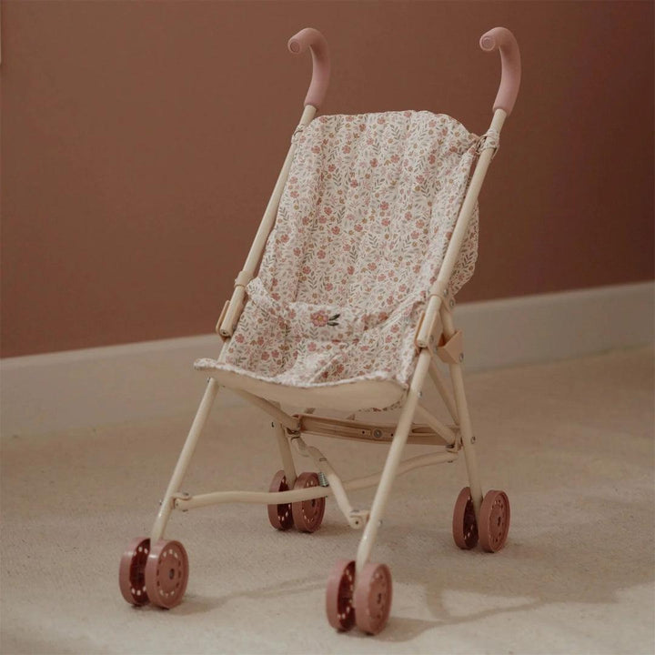 Little Dutch Metal Doll Buggy - Soft Flowers-Role Play-Soft Flowers- | Natural Baby Shower