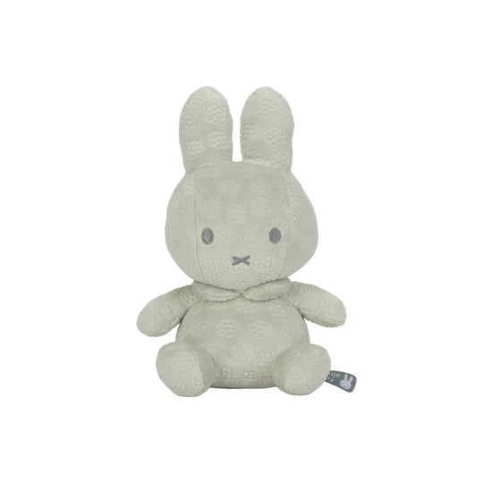 Little Dutch Miffy Cuddle 20 cm - Green Flowers-Soft Toys-Green Flowers- | Natural Baby Shower