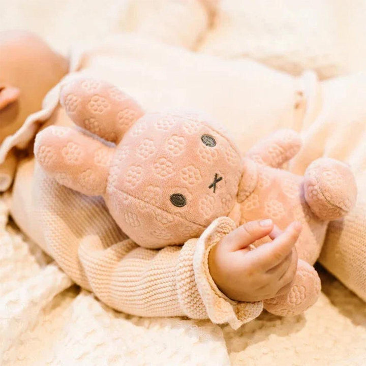 Little Dutch Miffy Cuddle 20 cm - Pink Flowers-Soft Toys-Pink Flowers- | Natural Baby Shower