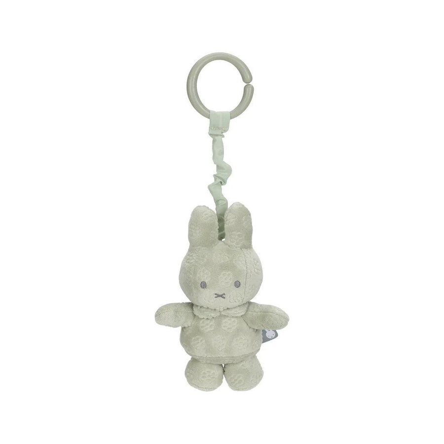 Little Dutch Miffy Hanging Toy - Green Flowers-Pram Toys-Green Flowers- | Natural Baby Shower
