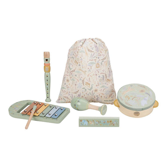 Little Dutch Music Set - Green - Safari Friends-Musical Instruments- | Natural Baby Shower