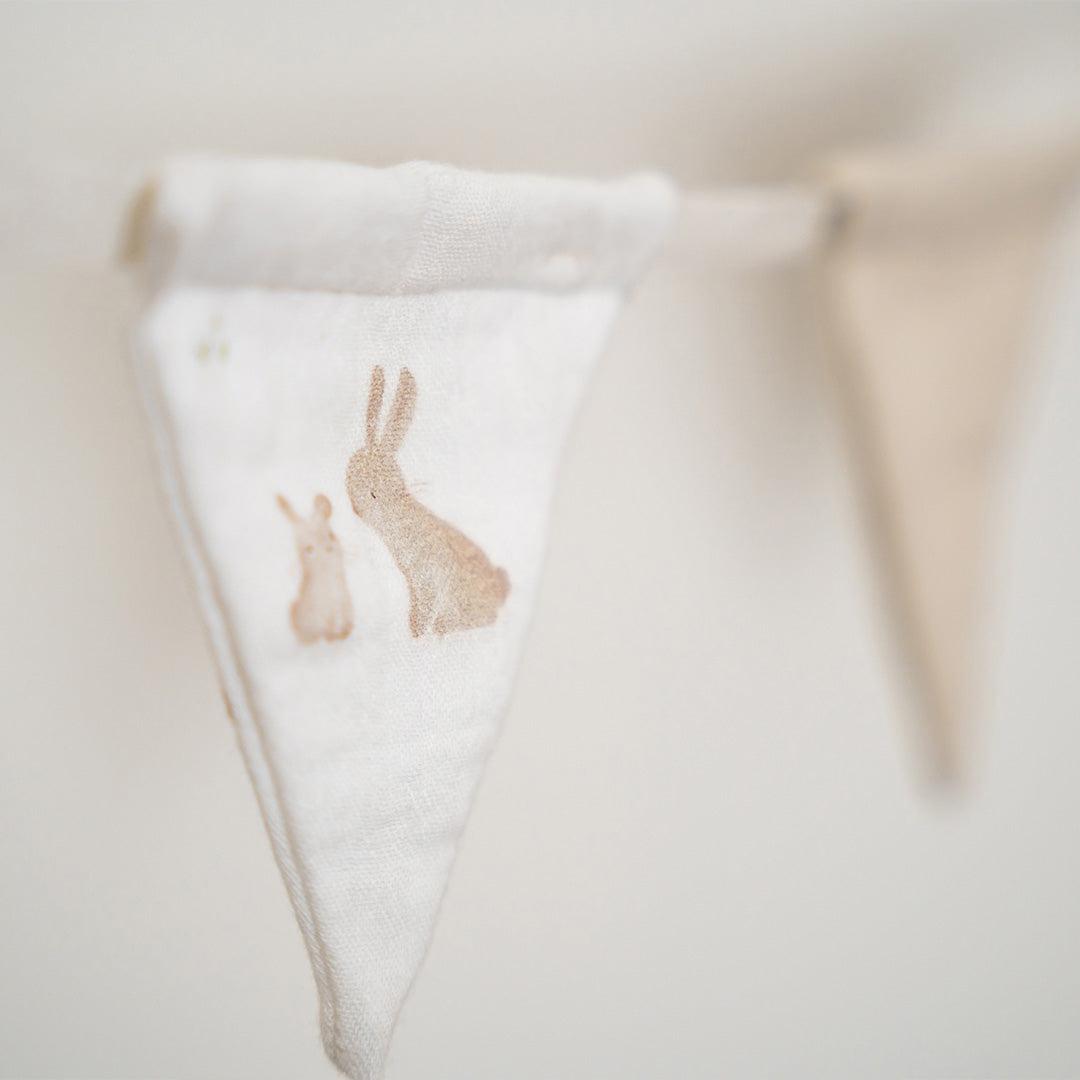 Little Dutch Muslin Garland - Baby Bunny-Garlands-Baby Bunny- | Natural Baby Shower