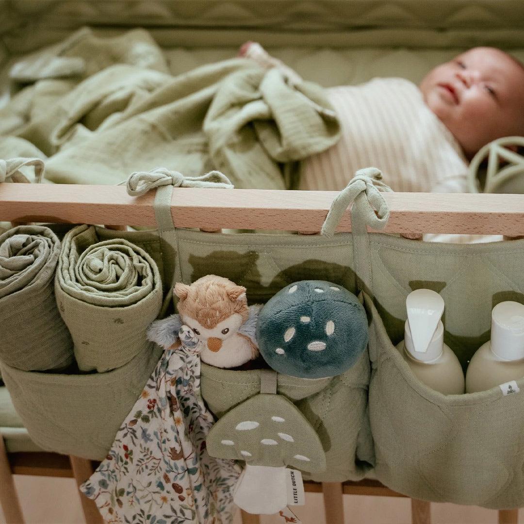 Little Dutch Muslin Swaddles - Pure Sage-Swaddling Wraps-Pure Sage-70x70 | Natural Baby Shower