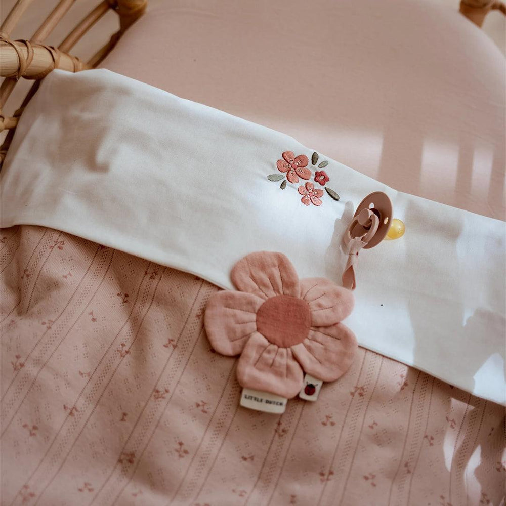 Little Dutch Pacifier Cloth Flower - Fairy Garden-Pacifier Cloths-Fairy Garden-One Size | Natural Baby Shower