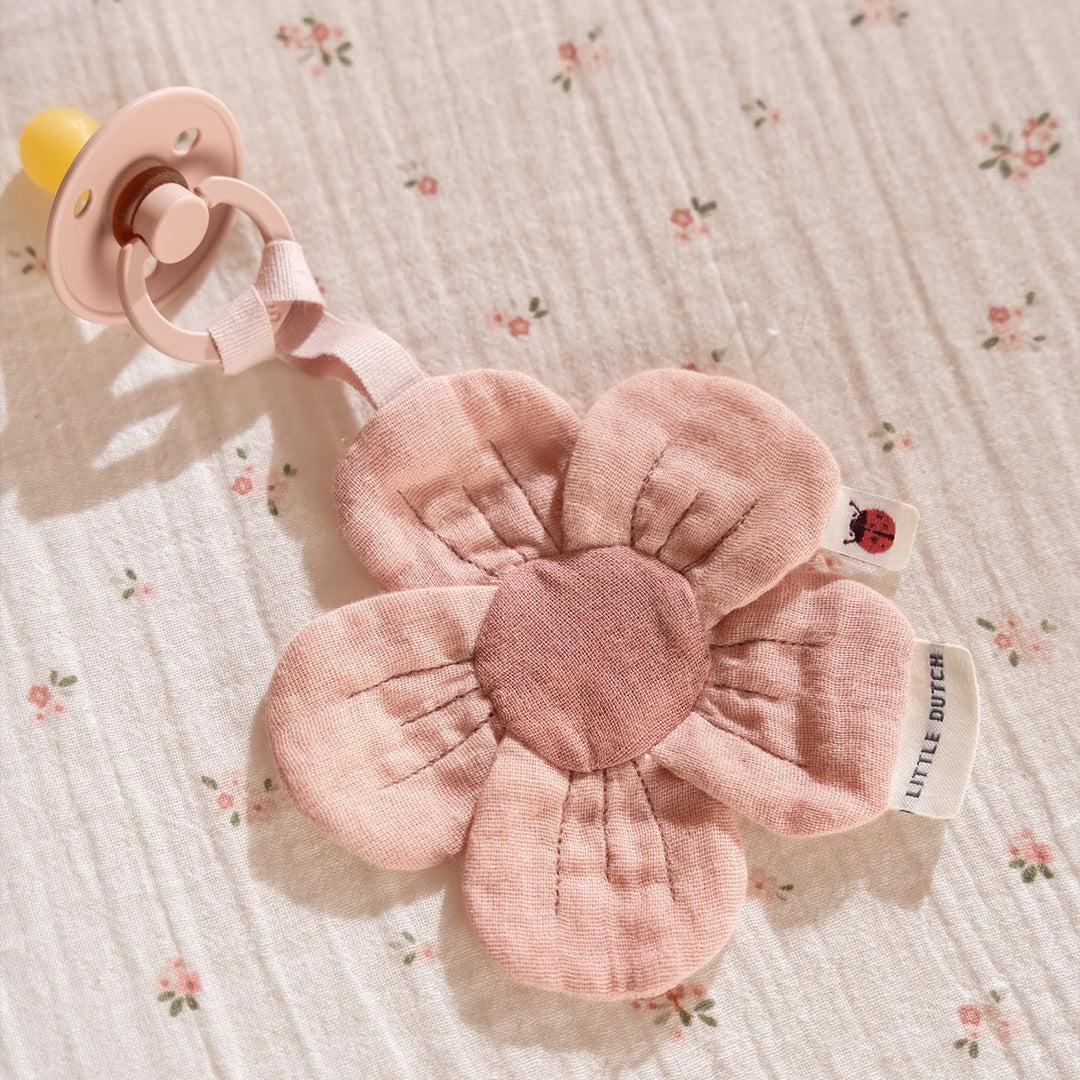 Little Dutch Pacifier Cloth Flower - Fairy Garden-Pacifier Cloths-Fairy Garden-One Size | Natural Baby Shower