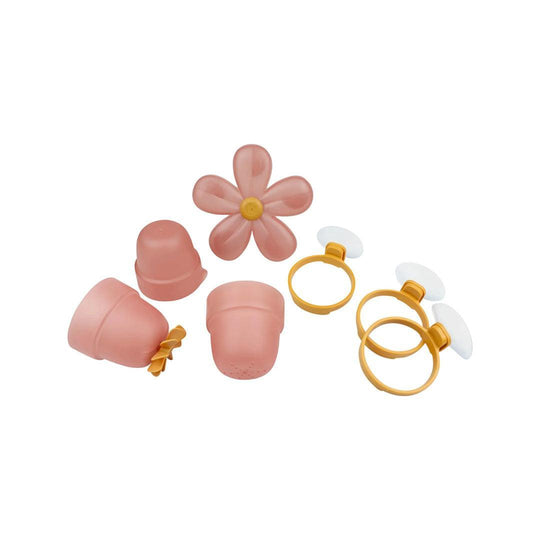 Little Dutch Bath Play Cups - Pink-Bath Toys-Pink- | Natural Baby Shower