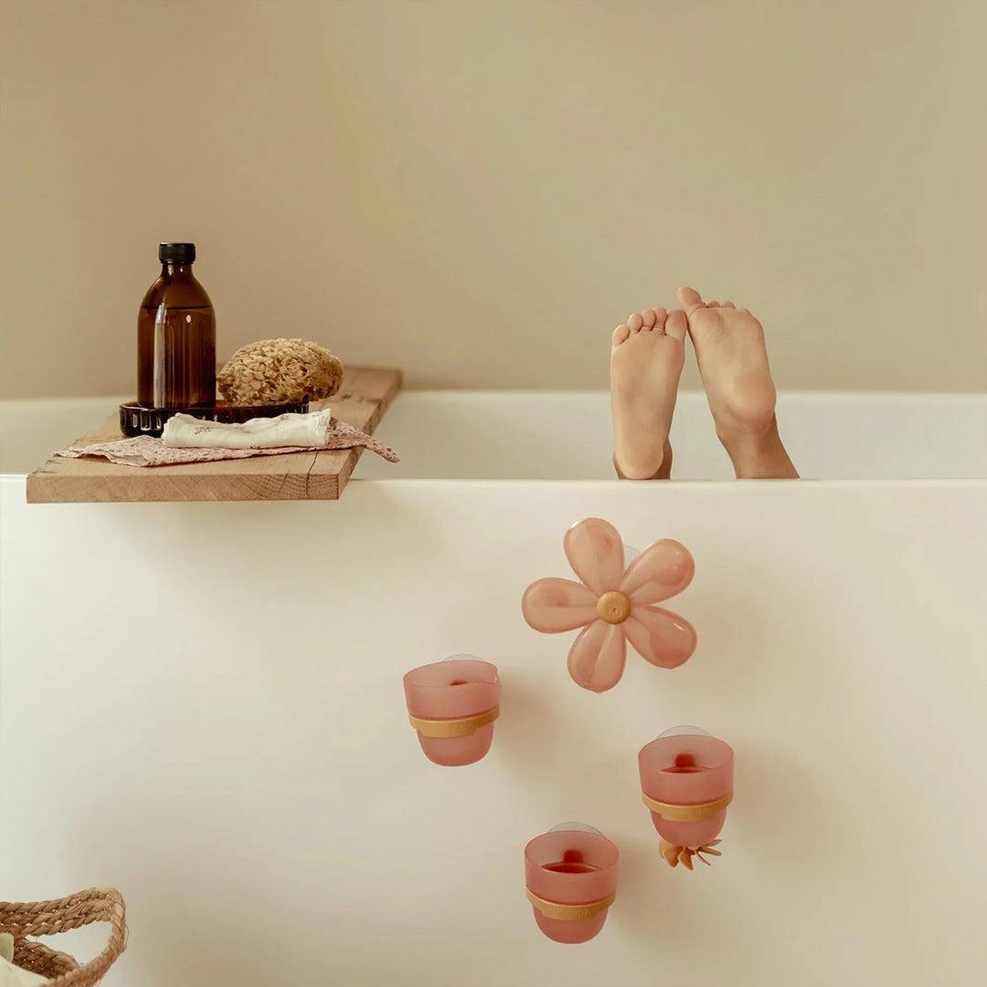 Little Dutch Bath Play Cups - Pink-Bath Toys-Pink- | Natural Baby Shower