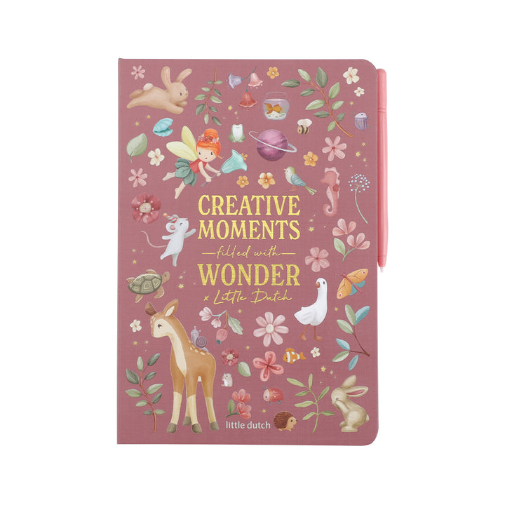Little Dutch Drawing Tablet - Pink - Safari Friends