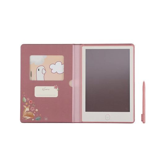 Little Dutch Drawing Tablet - Pink - Safari Friends-Arts + Crafts- | Natural Baby Shower