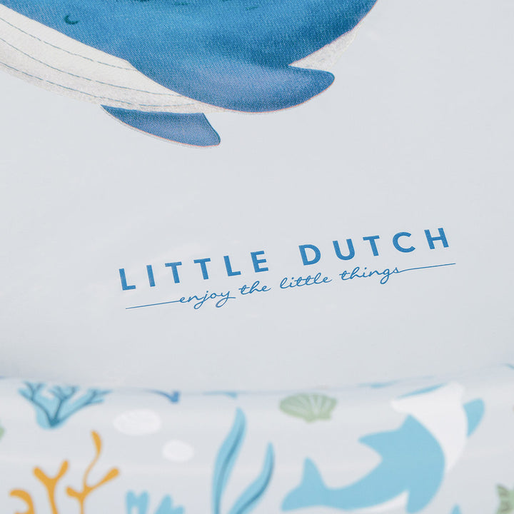 Little Dutch Inflatable Pool - Blue - Ocean Dreams