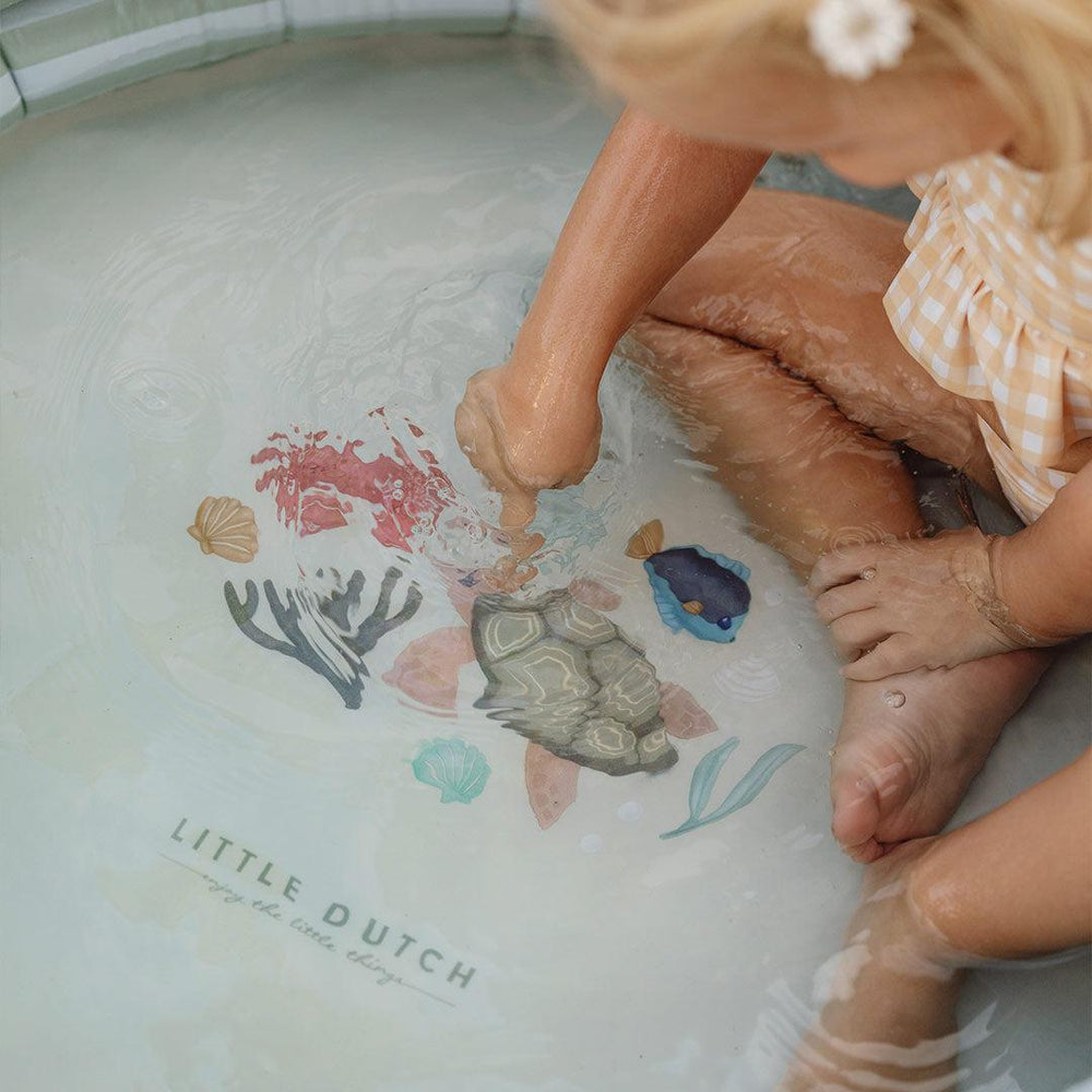 Little Dutch Inflatable Pool - Fresh Greens-Inflatables-Fresh Greens- | Natural Baby Shower