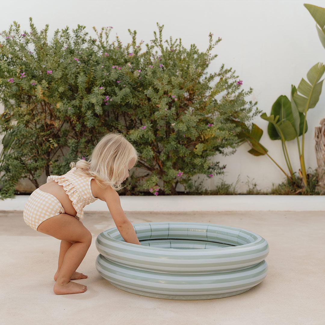 Little Dutch Inflatable Pool - Fresh Greens-Inflatables-Fresh Greens- | Natural Baby Shower