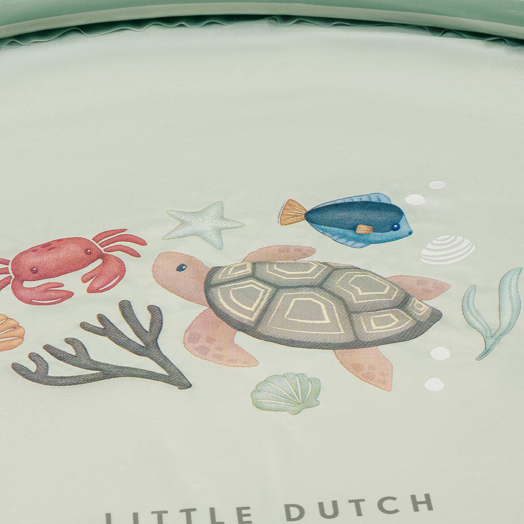 Little Dutch Inflatable Pool - Fresh Greens-Inflatables-Fresh Greens- | Natural Baby Shower