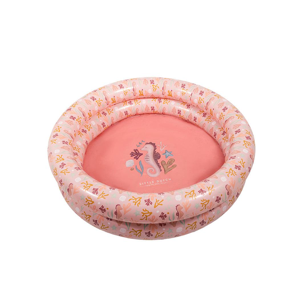Little Dutch Inflatable Pool - Pink - Ocean Dreams-Inflatables-Pink-80cm | Natural Baby Shower