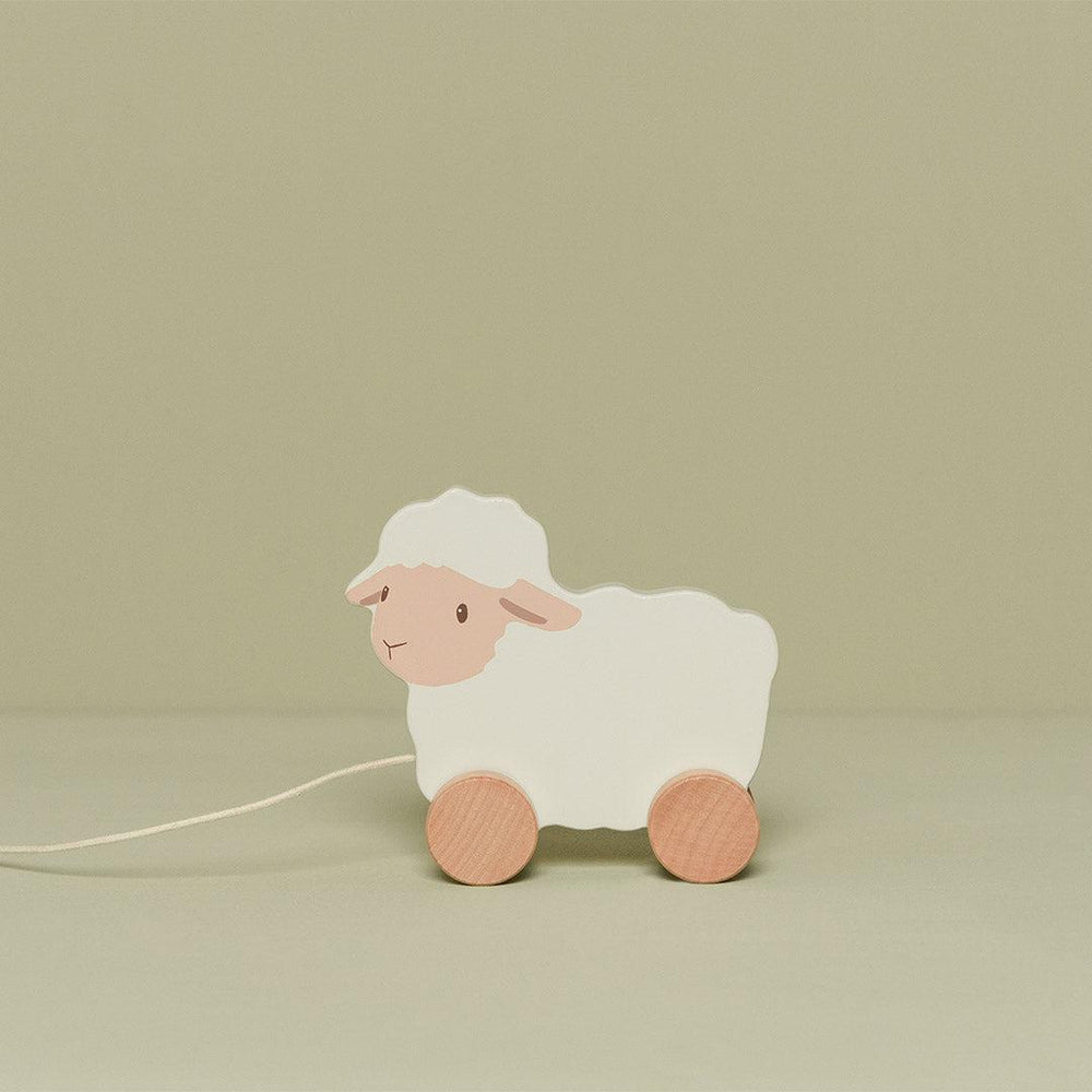 Little Dutch Pull Along - Little Farm - Sheep-Pull-Alongs-Little Farm-Sheep | Natural Baby Shower