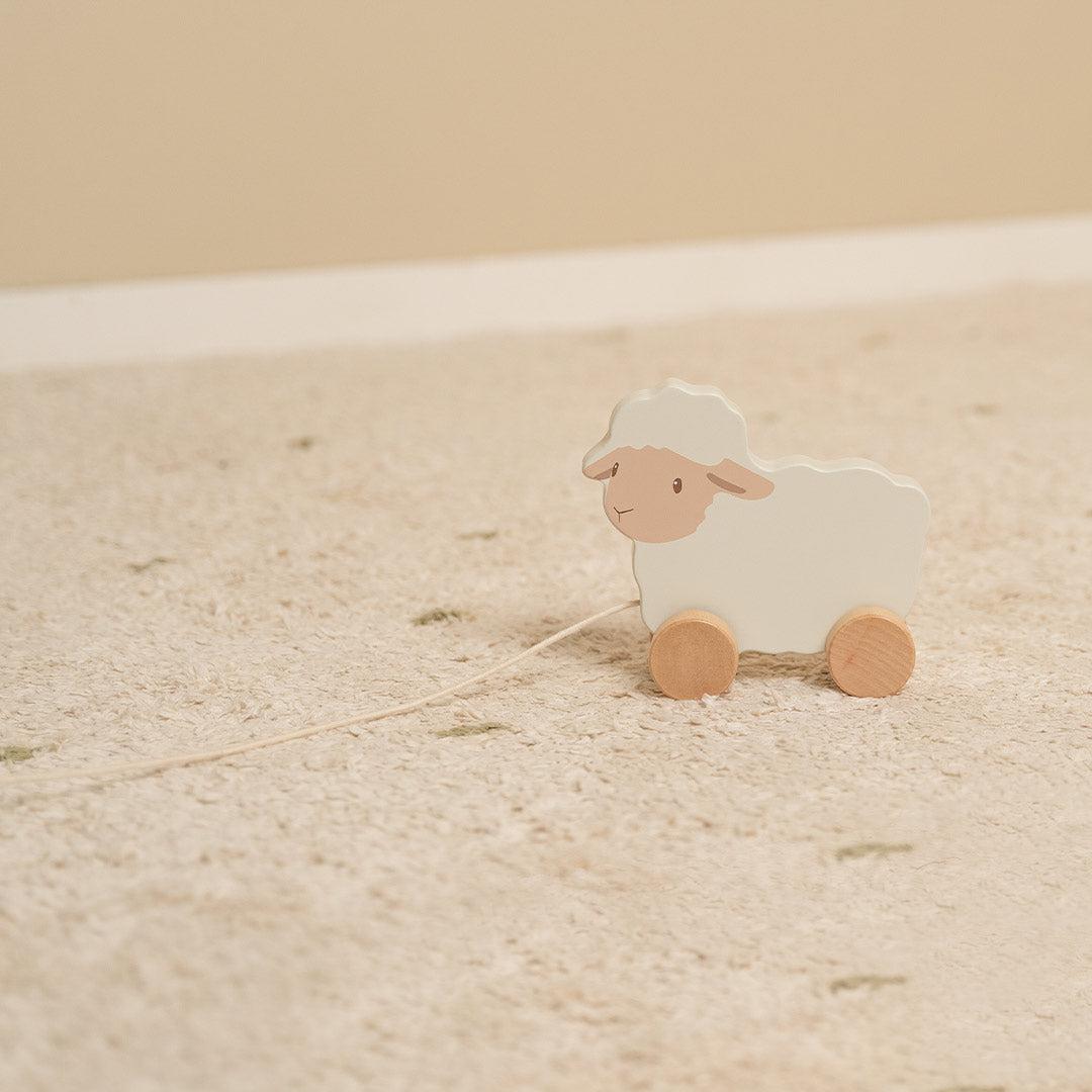 Little Dutch Pull Along - Little Farm - Sheep-Pull-Alongs-Little Farm-Sheep | Natural Baby Shower