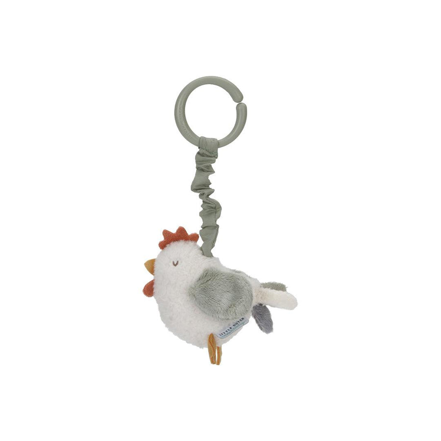 Little Dutch Pull-And-Shake - Little Farm - Chicken-Musical Pulls-Little Farm-Chicken | Natural Baby Shower