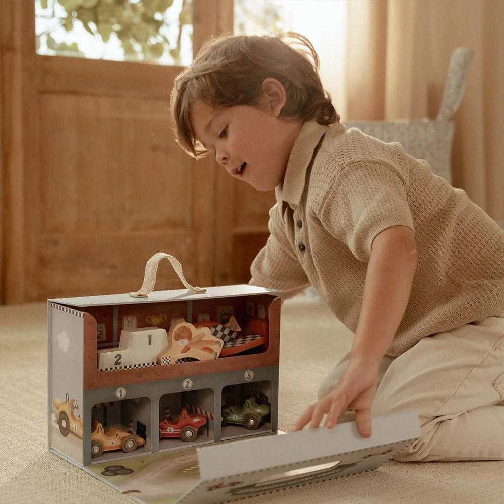 Little Dutch Play Case with Racetrack-Role Play- | Natural Baby Shower