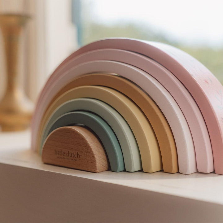 Little Dutch Rainbow Stacker - Fairy Garden-Stacking Toys-Fairy Garden- | Natural Baby Shower